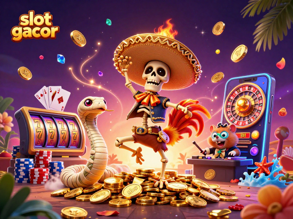 Menangkan permainan slot gacor dengan karakter kartun bertema kasino yang ceria dan menakjubkan.