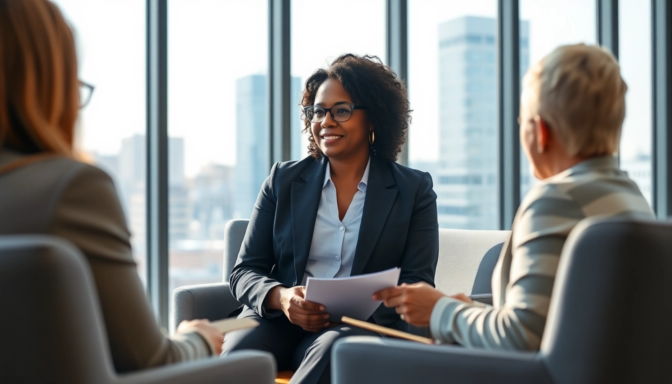 Consultation with a Birmingham Family Lawyer in a professional law office setting.