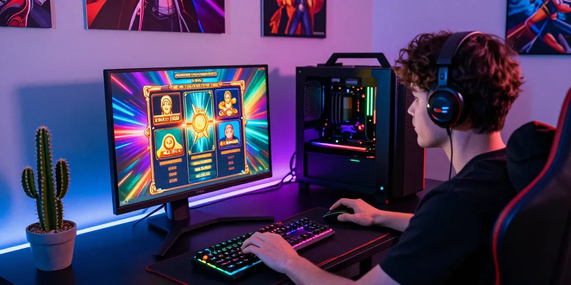 Exciting online gaming scene featuring slot deposit 1k gameplay setup with vibrant graphics and engaging atmosphere.