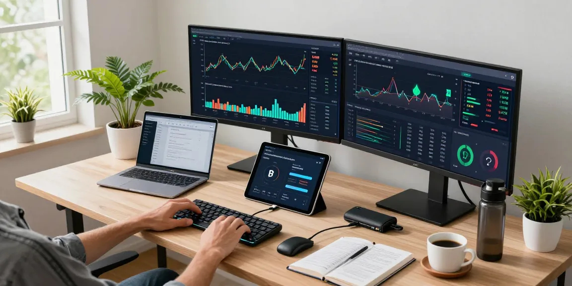 Beginner cloud mining platform setup showcasing cryptocurrency performance metrics and DeFi dashboards.