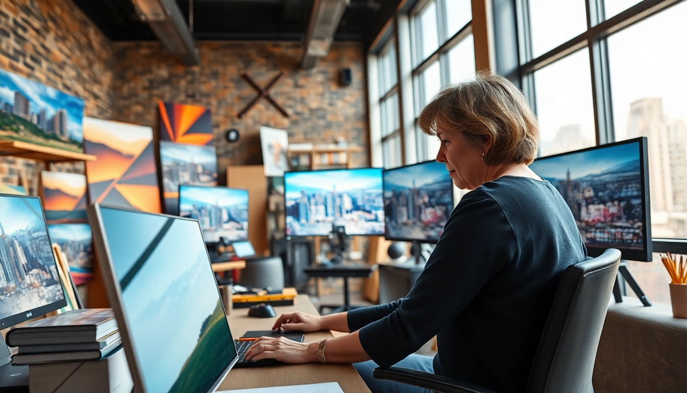 Creating stunning image to image transformations in a modern art studio.