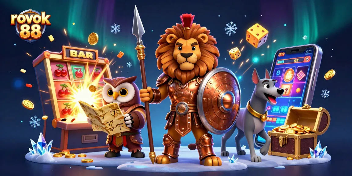 Experience the excitement of rokok 88 with dynamic slot machines, lively characters, and a vibrant casino atmosphere.