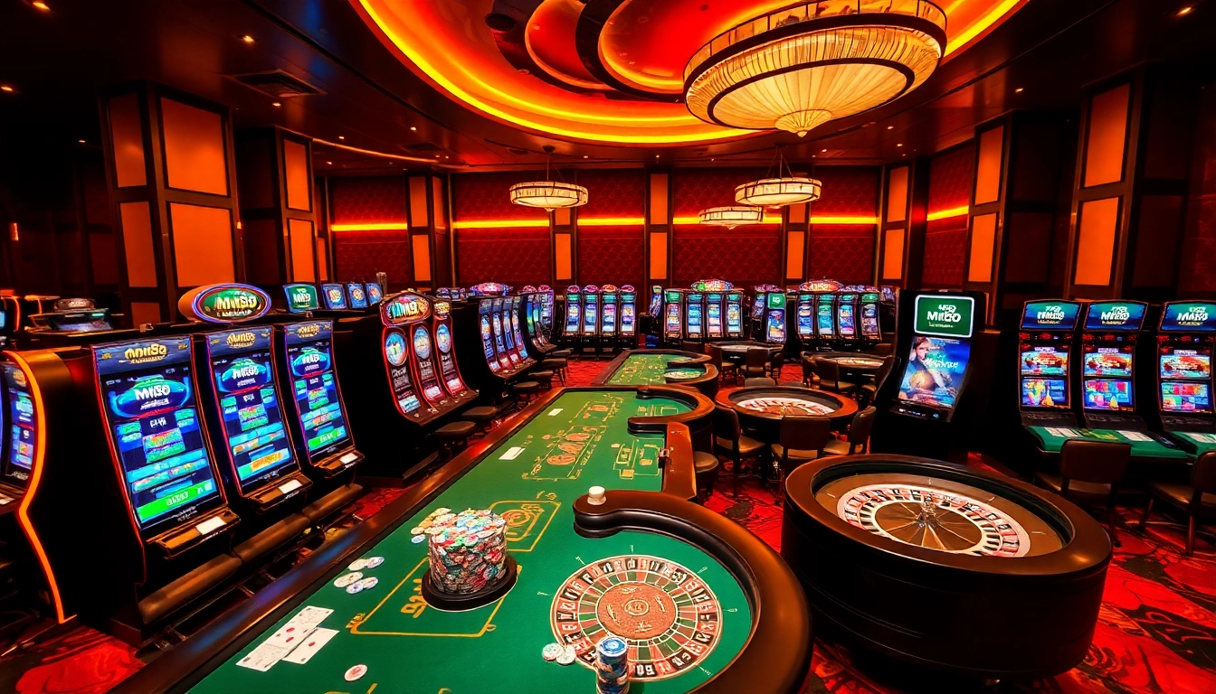 MM88 Tokyo players immersed in exciting online casino games with vibrant slot machines