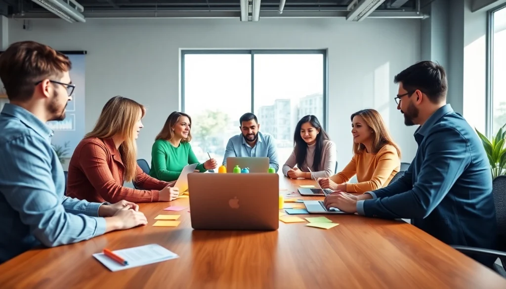 Collaborative professionals at a round table showcasing creativity and engagement at https://www.elitetranslingo.com.