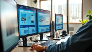 Interactie met de website https://nugevonden.nl in een professionele werkomgeving met moderne technologie.