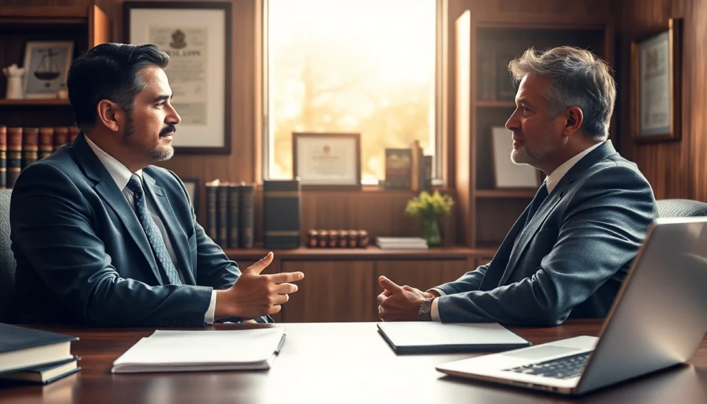 Consultation at https://www.arcalaw.com with a skilled lawyer providing legal advice to a client.