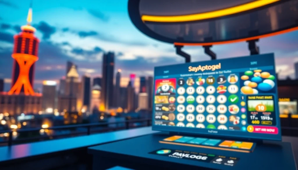 Mengakses sayaptogel dengan antarmuka digital yang menarik dan interaktif.