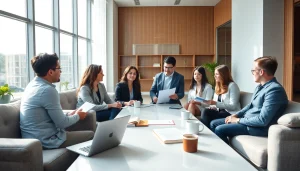 Engaging legal consultation at http://www.jacobsonpilaw.com with diverse clients in a professional setting.