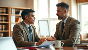 Consulting with a lawyer at https://www.turnpikelaw.com for professional legal advice in a warm office.