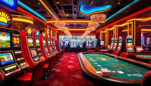 ชมบรรยากาศคาสิโนที่มีการเล่นการพนันอย่างมีสีสันและมีชีวิตชีวา
