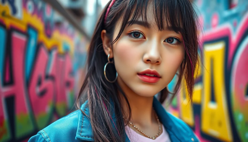 Explore K-pop fashion trends at https://www.kpopangel.com with a vibrant idol portrait that captivates style.