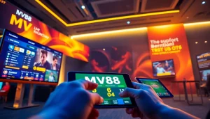 MV88 user-friendly online betting interface showcasing secure USDT transactions and vibrant promotional offers.