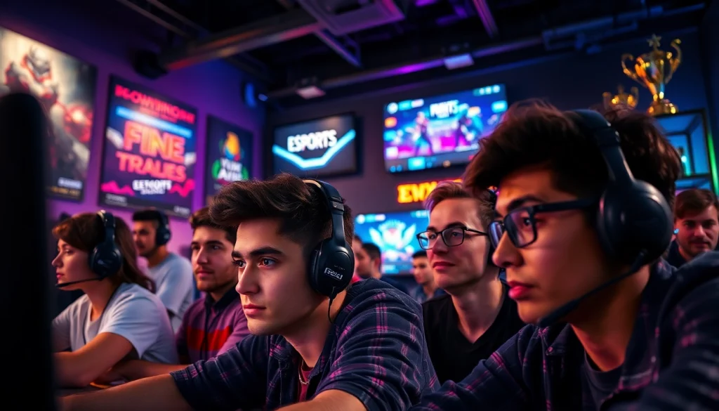 Engaged gamers at https://gamelevate.com showcasing an electrifying gaming experience.