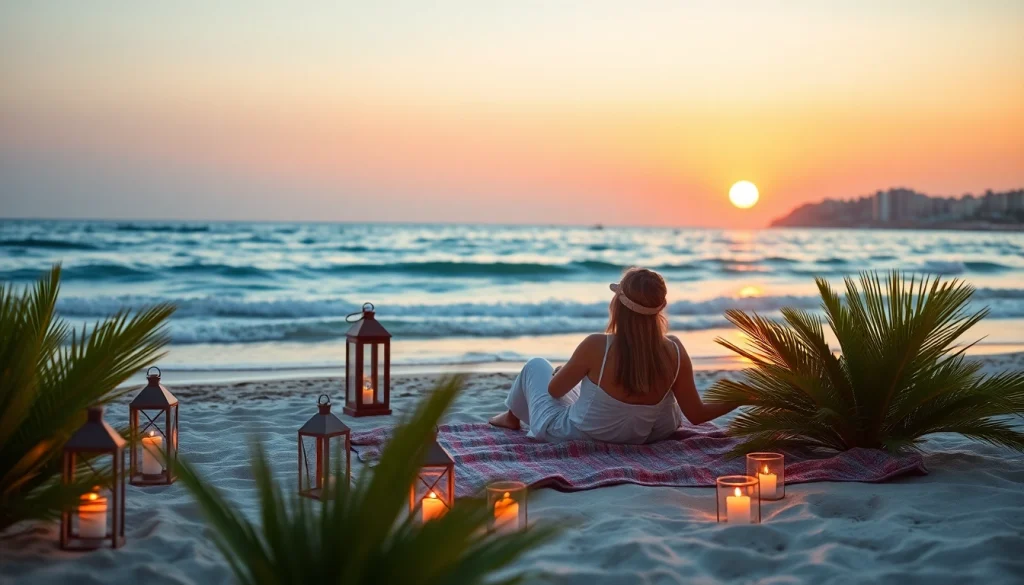 Couple enjoying a romantic sunset with Los Cabos vacation packages offering beautiful views.