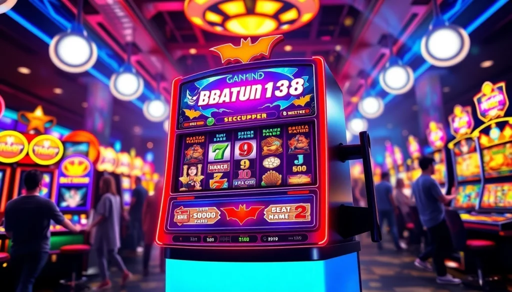 Mainkan batman138 slot dengan antusiasme tinggi di kasino yang meriah.