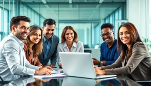 Collaborative team working on business strategies at https://www.shiverhamilton.com.