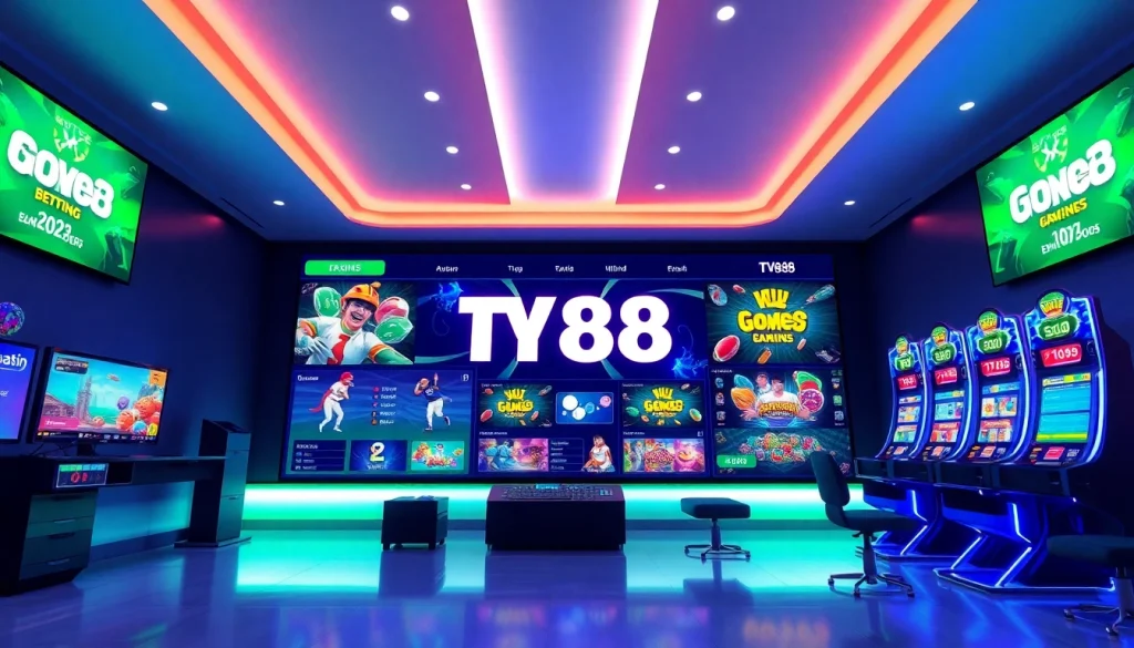 TV88 interface showcasing trusted online betting experience with diverse gaming options.