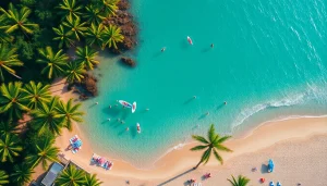 Praia de Paripueira, uma bela praia com águas cristalinas e areias douradas, perfeita para tomar sol e relaxar.