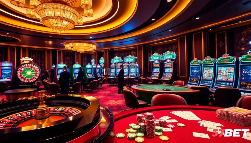 Experience the thrill of winning at 67BET with vibrant casino tables and graphics.