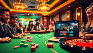S8net.com offers thrilling casino gaming experiences with vibrant tables and engaging players.