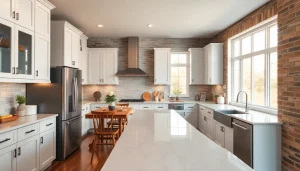 Transform your home renovation journey in a beautifully renovated kitchen with modern elements.