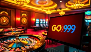 Experience thrilling gameplay at GO99, featuring dynamic casino tables and slot machines.