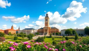 Визуалізація https://sumytoday.in.ua в атмосфері спокійного українського ландшафту з архітектурою.