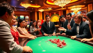 Experience thrilling gaming excitement at vn168 with a vibrant casino atmosphere.