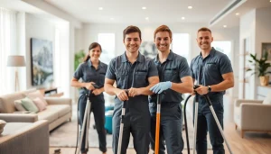 Cleaning company Calgary team providing expert service in a bright, organized home environment.