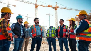 Promote construction association south carolina with dedicated construction professionals collaborating on-site.