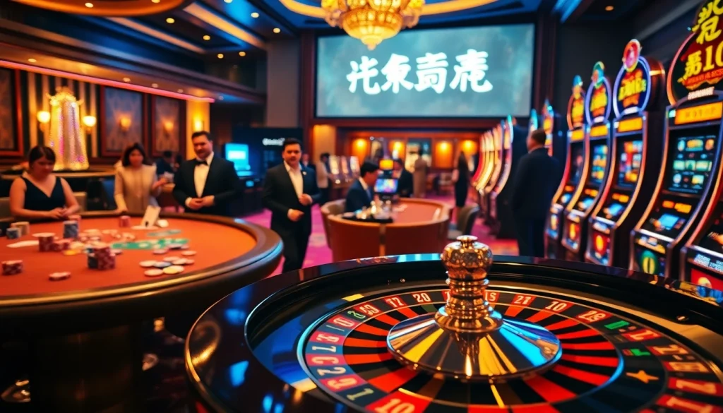 Engaging in gambling excitement with 주소모음 featured at a luxurious casino's roulette table.
