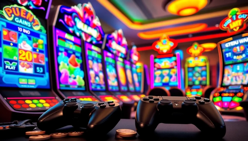 Menggugah semangat bermain di petanitoto dengan slot machine berwarna-warni dan grafik dinamis.