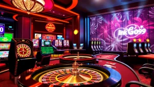 Experience thrilling online gambling with link Go99 and luxurious casino visuals.