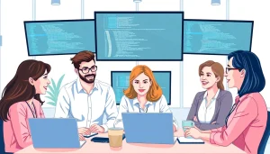 Quality assurance team dynamic at https://xqa.ca showcasing innovation and collaboration.