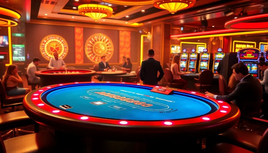 Engaging players at jeetbuzz ক্যাসিনো during thrilling games of blackjack and poker.