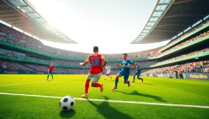 Discover lively soccer action at https://thesportstribune.in, showcasing intense gameplay and enthusiastic fans.