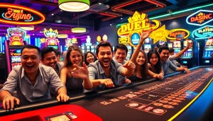 Celebrate winnings at https://duel-rewards.com with lively Duel Casino action and joyful players.