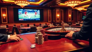 Experience exciting sports viewing with ดูบอลสด while playing at a luxurious casino.