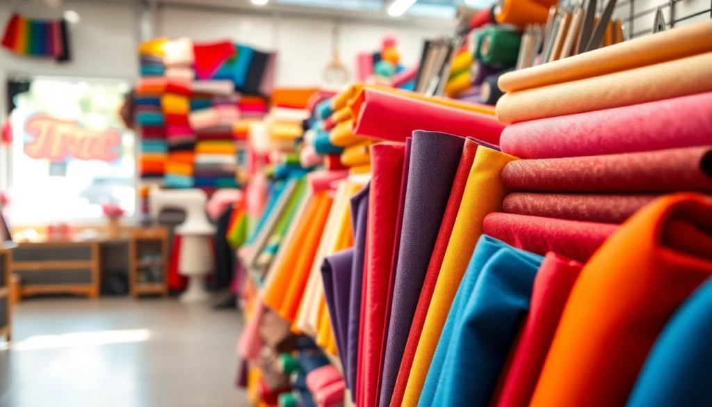 Bezoek de stoffenwinkel met een breed aanbod aan kleurrijke stoffen en fournituren.