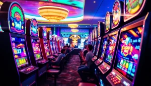 Menampilkan petanitoto dengan mesin slot yang berwarna-warni dan pengalaman bermain yang dinamis.