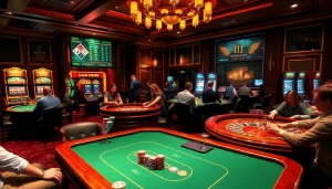 Experience thrilling casino action at https://rr88.wales/ featuring professional gaming tables and vibrant slot machines.