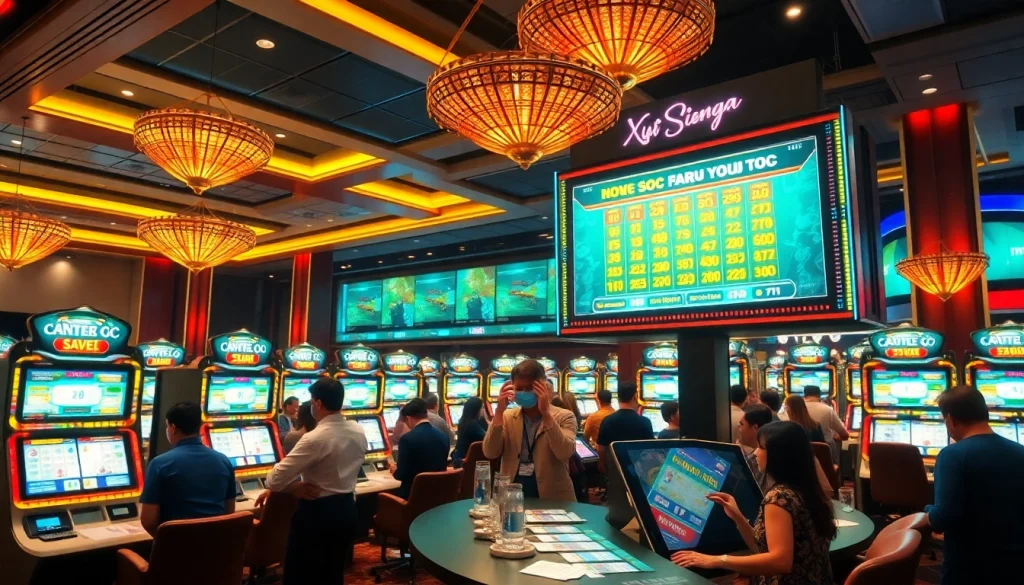 Xổ số siêu tốc triggered excitement as players engage in fast-paced lottery betting.