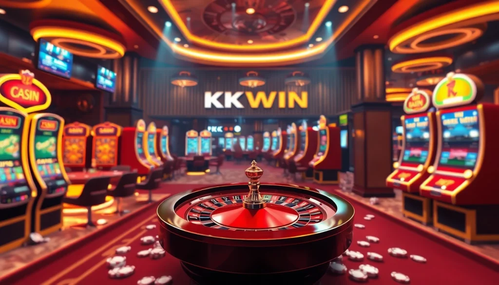 Experience high-stakes gaming with KKWIN on a luxurious casino platform featuring dynamic slots and engaging gameplay.