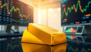Analyze the price of gold today alongside live stock market data to understand market trends.
