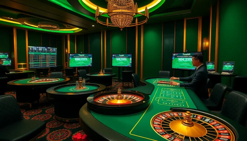 Experience the excitement of online gambling with 7upbet featuring elegant tables and lively action.