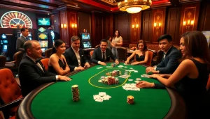 Experience thrilling poker strategies at indoxxi with vibrant casino scenes and high-stakes play.