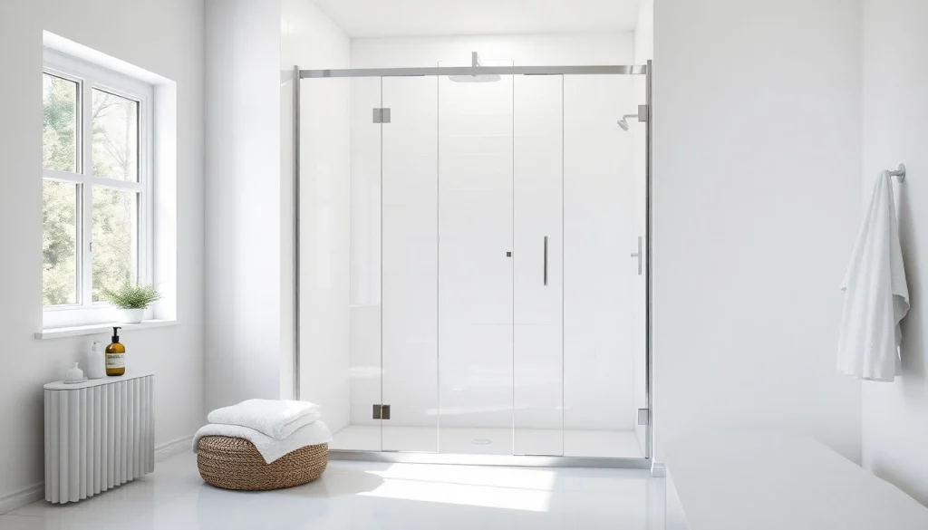 Erleben Sie die sonni Duschkabine 80x80 in einem eleganten, modernen Badezimmer.