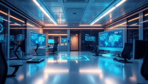 Digital workspace with NSFW AI art displays, showcasing innovative technology.