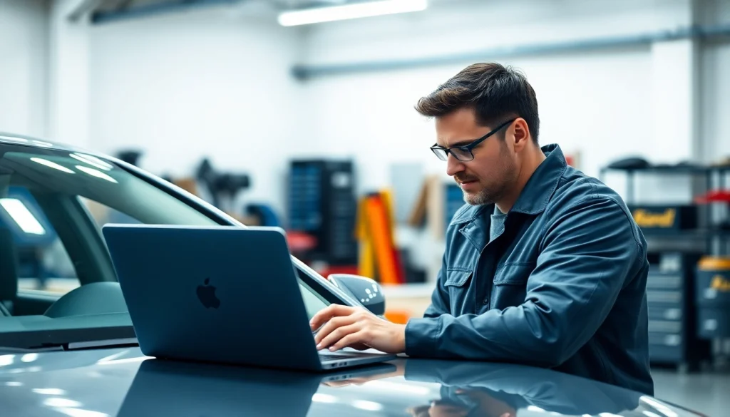 Evaluate the benefits of an extended car warranty for used cars with a professional technician in action.