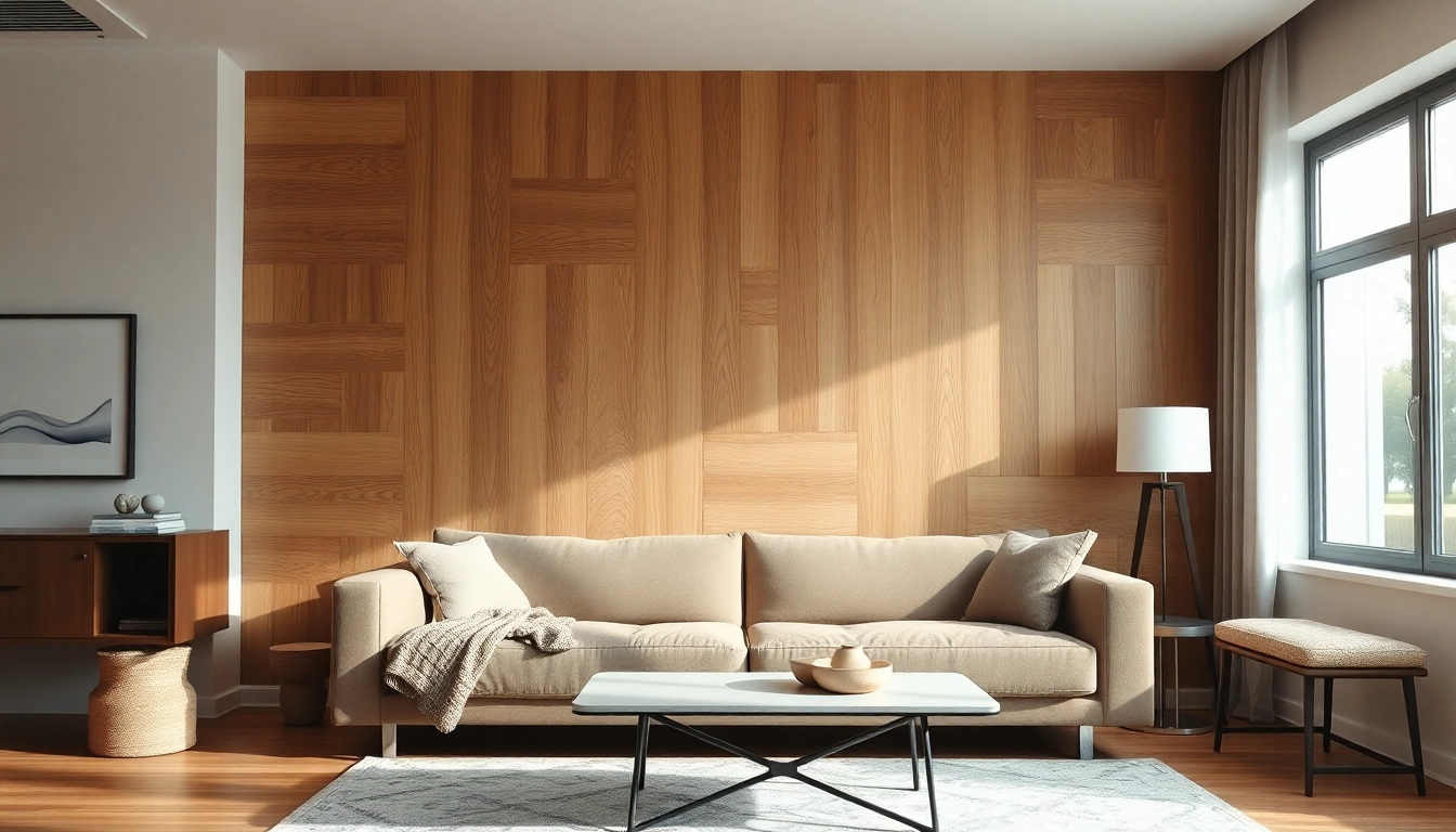 Elevate Your Home Aesthetic with Wood Panel Decor Wall